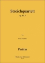 Ebenhh, Horst Streichquartett Op.80, 3 4 Streicher Partitur & Stimmen