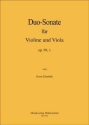 Ebenhh, Horst Duo-Sonate fr Violine und Viola Op.99, 1 Violine und Viola Noten
