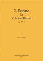 Ebenhh, Horst (2.) Sonate fr Viola und Klavier  Op.99, 2 Viola und Klavier Noten