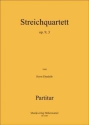 Ebenhh, Horst Streichquartett Op.9, 3 4 Streicher Partitur & Stimmen