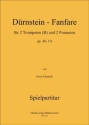 Ebenhh, Horst FANFARE fr 2 Trompeten und 2 Posaunen Op.48, 3 b 2 Trompeten & 2 Posaunen Partitur & Stimmen