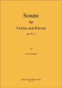 Ebenhh, Horst 4. Sonate fr Violine und Klavier Op.50, 2 Violine und Klavier Noten