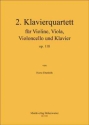 Ebenhh, Horst 2. Klavierquartett fr Violine, Viola, Violoncello un 3 Streicher und Klavier Partitur & Stimmen