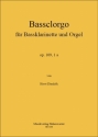 Ebenhh, Horst BassClorgo fr Bassklarinette und Orgel Op.109, 1a Klarinette und Orgel Noten