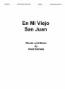 Noel Estrada: En Mi Viejo San Juan Voice, Piano Accompaniment Sheet Music & Songbooks/Vocal & Choral/Voice/Latin/Vocal Work