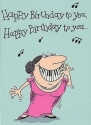 Music Gallery: Adult Female Birthday Card  Gifts