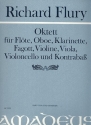 Oktett für Flöte, Oboe, Klarinette, Fagott, Violin, Viola, Violoncello und Kontrabass Partitur und Stimmen