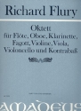 Oktett fr Flte, Oboe, Klarinette, Fagott, Violin, Viola, Violoncello und Kontrabass Partitur und Stimmen