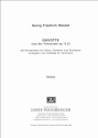 Gavotte aus der Triosonate Partitur/Stimmensatz OB/cemb/orch