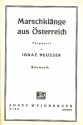 Marschkl�nge aus �sterreich: f�r Blasorchester Stimmen