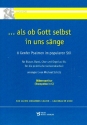 Als ob Gott selbst in uns snge fr gem Chor (Gemeinde) und Instrumente Blserpartitur mit Trompeten in C