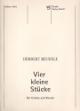 4 kleine Stcke fr Violine und Klavier