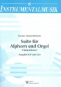 Suite fr Alphorn und Orgel (Harfe/Klavier) Ausgabe in F und Ges