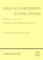 Willy von Beckerath - Gustav Ophls Briefwechsel 1896-1926 (Zeugnisse einer geistigen Freundschaft)