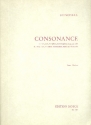 Consonance fr Flte, Horn, Vibraphon, Marimbaphon, Harfe und Violoncello Partitur mit Auffhrungshinweisen
