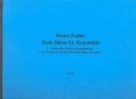 2 Stze fr Ensemble Partitur Din A3