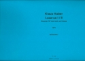 Lazarus I/II fr Violoncello und Klavier 2 Spielpartituren