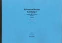 Emmanuel Nunes Lichtung 2 f�r Ensemble + Live  Studienpartitur klein