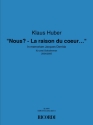 NOUS - LA RAISON DU COEUR  ZURCK 2 Solostimmen Alt/Tenor Spielpartituren Set