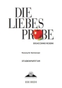 Die Liebesprobe ( La pietra del paragone)  Studienpartitur