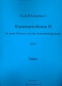 Kammersinfonie III fr 2 Klaviere und 3 Instrumentalgruppen Partitur