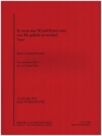 Es muss was Wunderbares sein, von dir geliebt zu werden fr Salonorchester Direktion und Stimmen
