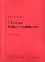7 Titel aus Madame Scandaleuse fr Gesang und KlavierGesang/Klavier