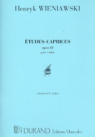 tudes-Caprices op.10 pour violon