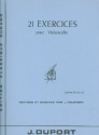 21 Exercices vol 2 (no-14-21) pour violoncelle