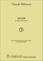 C. Debussy Sonate Fl-Vla-Hrp 4 Ms Piano 4 hands