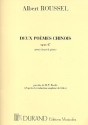 2 Pomes chinois op.47 pour chant et piano (frz)
