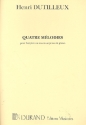 4 Melodies: pour baryton (mezzo-soprano) et piano (frz)