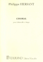 Choral pour violoncelle et harpe parties