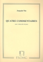 4 Commentaires pour violoncelle et piano