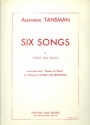 6 Songs for voice and piano