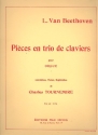 Pices en trio de claviers pour orgue