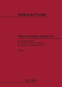 I. Pizzetti Filiae Jerusalem, Adjuro Vos partitura