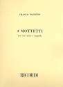 3 Mottetti fr gem Chor a cappella Partitur