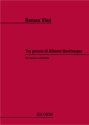 R. Vlad 3 Poesie Di Alberto Bevilacqua vocal and piano