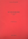 Audiodrome for orchestra score