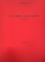 La Sabbia del tempo per flauto basso clarinetto basso , tastiera elettronica, violino, viola e violoncello, partitura