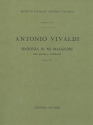 Sinfonia in mi maggiore F.XI no.18 per archi e cembalo partitura