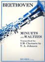 Minuets and Waltzes for 2 clarinets score