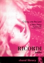 O Sing Unto The Lord A New Song for mixed choir a cappella score