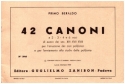 42 Canoni a 2-3-4- e 6 Voci fr gem Chor a cappella Chorpartitur