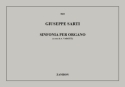 G. Sarti Sinfonia Per Organo Harmony