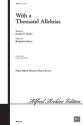 WITH A 1000 ALLELUIAS/SATB-HARLAN  Mixed voices