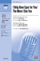 Dubin/Warrerr Althouse I Only Have Eyes /More I See You SAB  Mixed voices