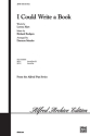 Meader,D I Could Write a Book SATB  Mixed voices