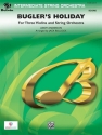 Bugler's Holiday for 3 violins and string orchestra score and parts